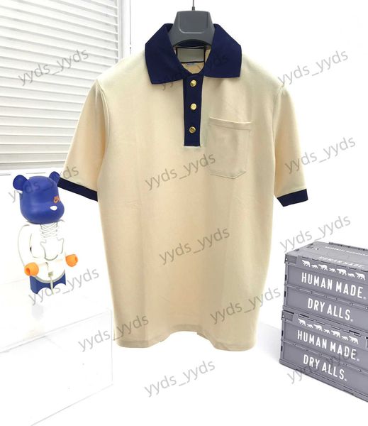 

men's t-shirts men's plus tees polos round t-shirt plus size neck embroidered and printed polar style summer wear with street pure, White;black