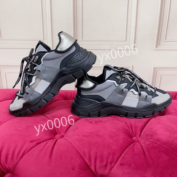

2023new womens brand casual shoes sneakers spring trendy family jindian color matching net running casual shoes, Black