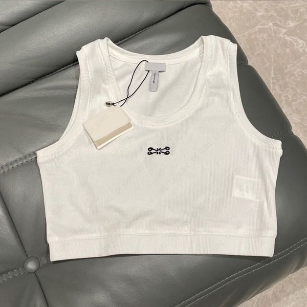 

women vest fashion bustier tanks t shirt summer round neck comfortable breathable styles knitted vest, White