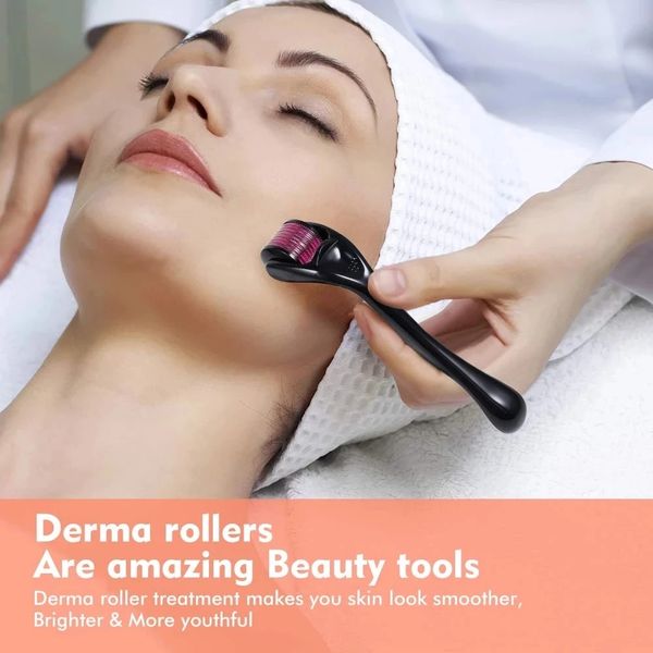 

home use beauty and personal care microneedling 0.5mm 0.25mm derma roller 540 for reducing winkles hair growth