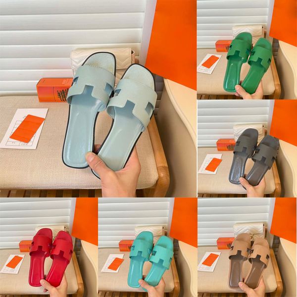 

women sandals light blue white pink slippers luxury designer adhesive summer walking genuine flat heel outside indoor breathable classic lux, Black
