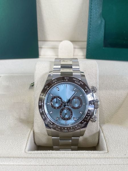 

box papers high-quality watch new platinum watch, 40mm ref. #116506 bracelet mechanical automatic men watches waterproof, Slivery;brown
