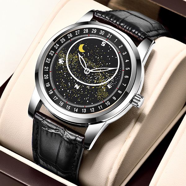 

luminous sapphire men's watch automatic motion steel strap the sky blue mechanical 40mm calendar ceramic bezel disc bracelet folding cl, Slivery;brown