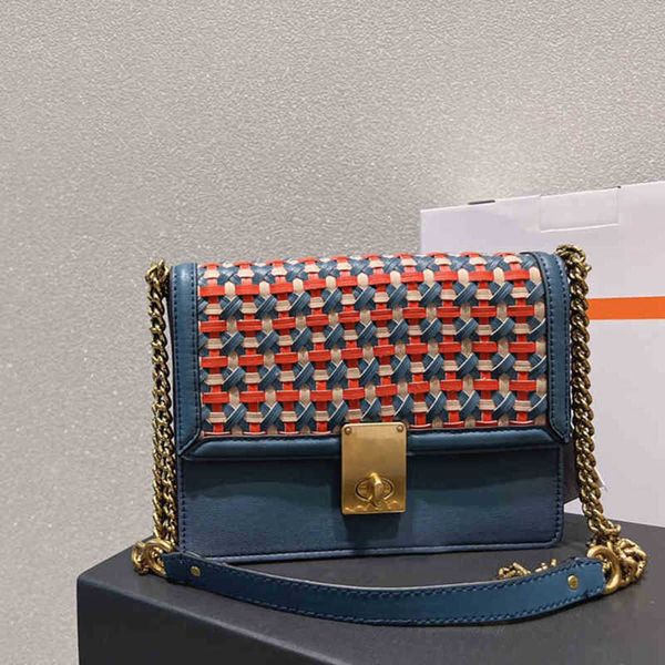 

shoulder bags designer crossbody bag woman handbags fashion weave small square messenger bags vintage wallet 220723