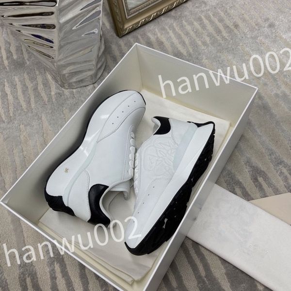 

2023 designers shoes canvas sneakers fashion platform trainers calfskin cotton sneaker rubber casual shoe, Black