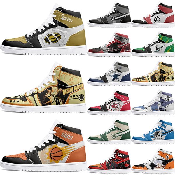 

New Customized Shoes 1s DIY shoes Basketball Shoes men 1 female 1 Anime Customized Character Leisure Trend Outdoor Shoes