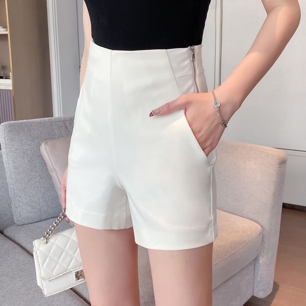 

women's shorts high waist women's summer shorts elegant women's javascript trendyol pants traf fashion apparel delivery 23041, White;black