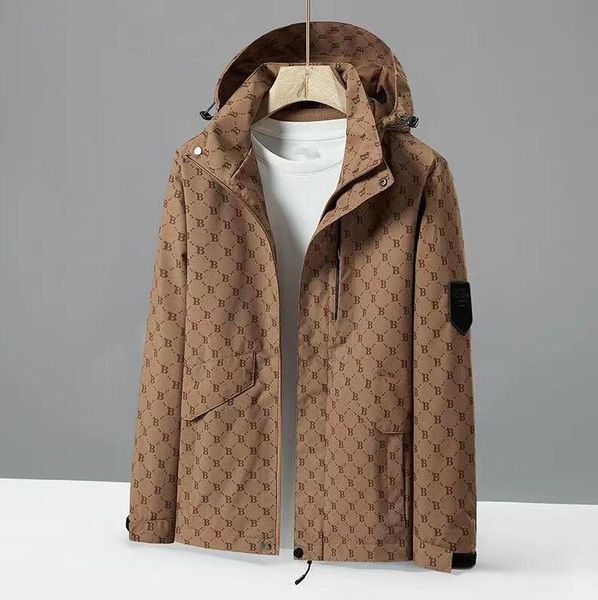 

designer mens coat jacket winter waterproof hoodies epaulet outwear windbreaker zipper hoodie clothes parka coats men's parkas plus siz, Black;brown