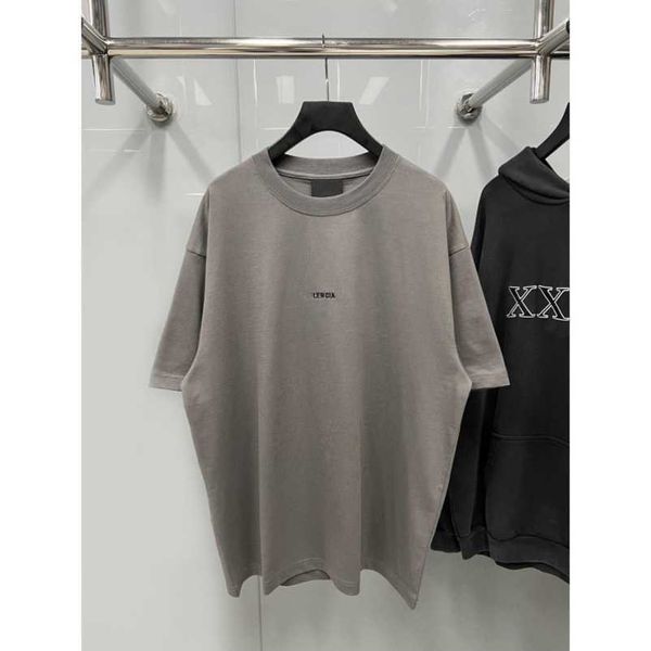 

2023 new designer womens t shirt high-end high edition spring/summer front embroidery loose t-shirt sleeve, White;black