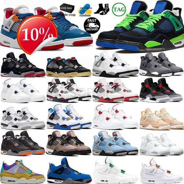 

2023 ogog 4s basketball shoes 4 mens men jumpman doernbecher messy room black cat neon bred university blue taupe haze military black red th