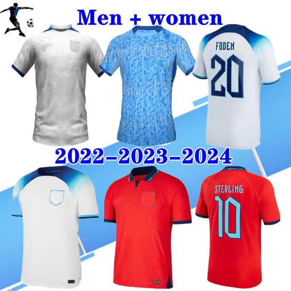

2023 2024 englands mead soccer jerseys kane sterling rashford sancho grealish mount foden saka 22 23 24 special football shirt women men uni, Black;yellow