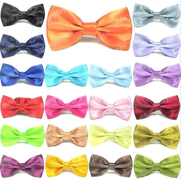 

solid colors bow ties for weddings fashion man and women neckties mens leisure neckwear bowties wedding bow tie, Black;gray