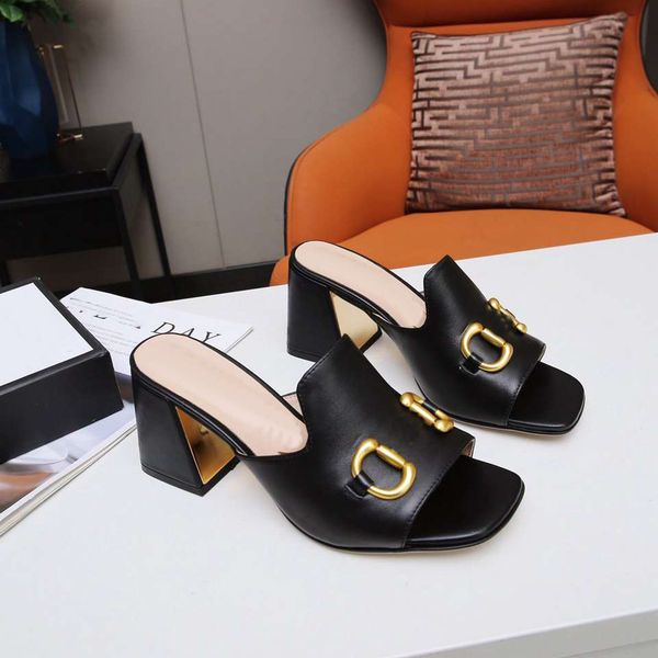 

classic designer g sandals women heel slippers leather ggity flat flip flops luxury fashion letters saasx, Black