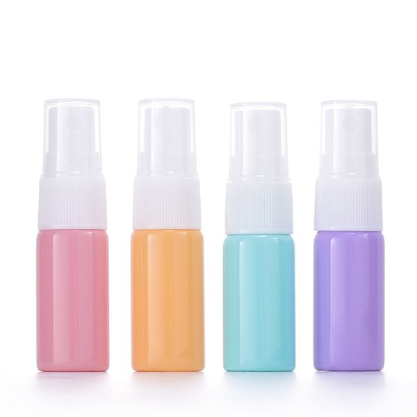 

500pcs/lot 10ml portable macaron color glass perfume bottle atomizer empty cosmetic container perfume essential oil bottles
