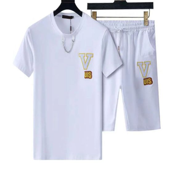 

designer mens sets jogger sweatshirts summer sporting suit men women short pants t-shirt pullover trousers tracksuits bottoms man joggers 5k, Gray