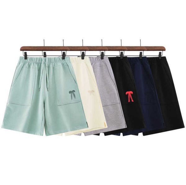 

mens shorts pants embroidered love capris cotton terry letter casual shorts, White;black