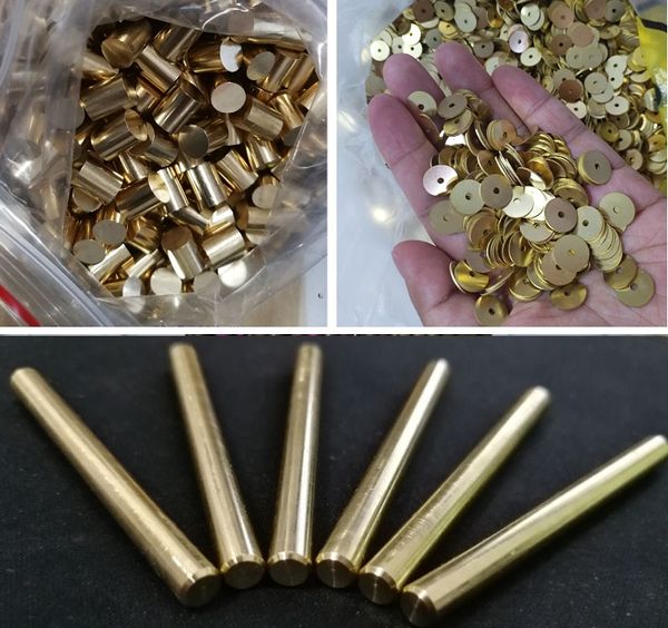 

h62 brass rod 4.8mm-11mm copper bar 50cm long processing cutting custom polished brass