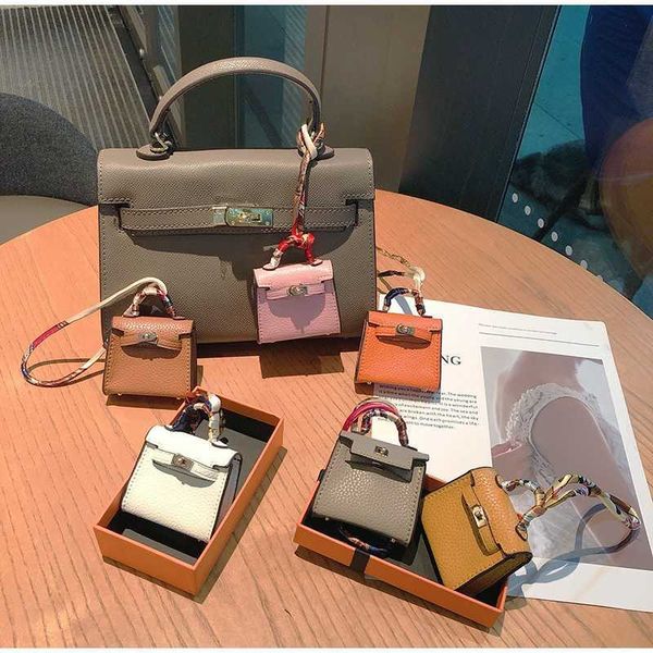 

fashion leather mini bag bag pendant lovely women headset key chain pendant
