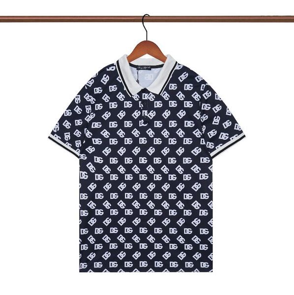 

fashion designer men's polos summer slim short sleeve letter print men polo shirt tee mens clothes, White;black