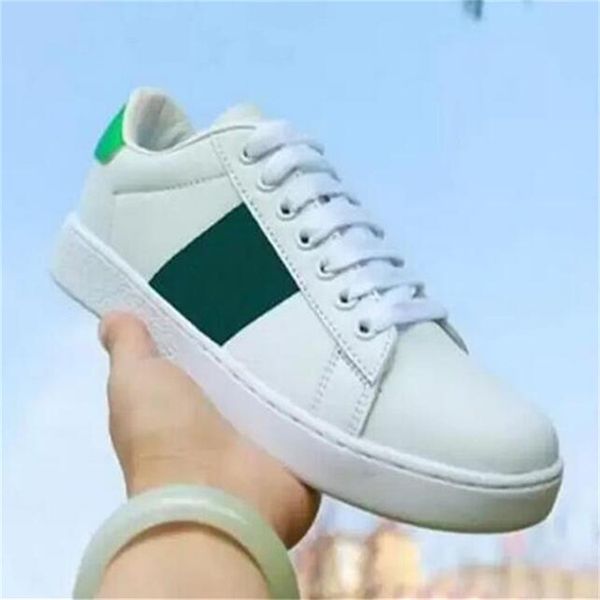 

men's dress shoe women casual shoes designer sneakers luxury embroidered green red stripes womens shoes sneaker walking sports trainers, Black