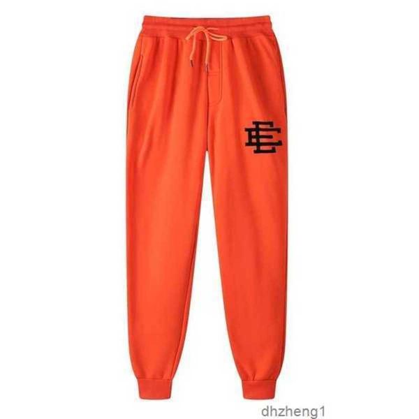 

hoodies & sweatshirts pants eric emanuel ee basic men/women joggers brand male trousers casual sweatpants jogger fitness workout sweatpantsm, Black