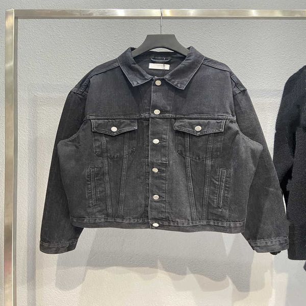 

designer new women t shirt shirt wash denim back english diamond jacket for men, Black;brown