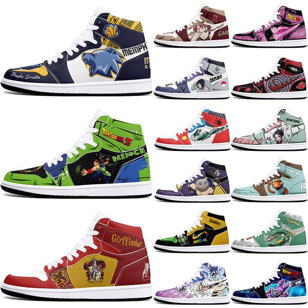 

New diy classics customized shoes sports basketball shoes 1s men women antiskid damping fashion anime customized figure sneakers MJEXX70037_44