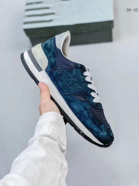 

casual shoes reflective height reaction sneakers triple black white multi-color suede red blue yellow fluo tan luxury men women designer tra