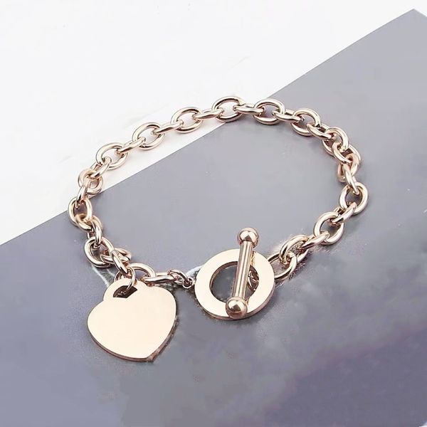 

luxury love please pendant necklace tiffansy necklace charm fashion women heart necklace stainless steel designer jewelry, Silver