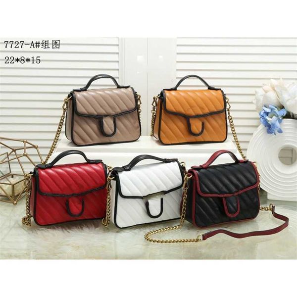 

2023 new fashion women's single shoulder cross carry wavy cover bag-7727