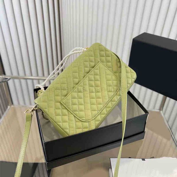 

chaanel ccity shoulder bags luxury women classic flap handbags women's pearl strap underarm bag leather designer chain handbags 0130090