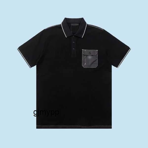 

men's polos summer polo shirt polo neck short sleeve t-shirt large men's clothing fashion label high-end business casual half coll, White;black