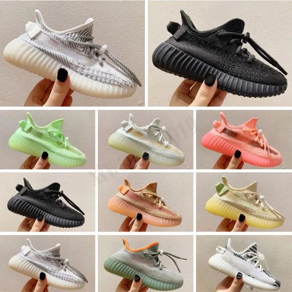 

2022 children sports sneakers boys and girls athletic outdoor trainers baby black white yellow kids running shoes size 25-35