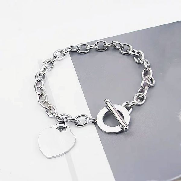 

fashion pendant necklace heart shaped pendant necklace brand designer brand new quality 925 necklace classic jewelry, Silver