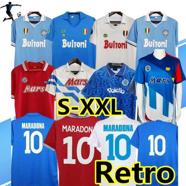 

napoli retro soccer jerseys napoles #10 maradona 1986 1987 1988 1989 1990 1991 1992 1993 20 21 naples vintage football shirt 86 87 88 89 90, Black;yellow