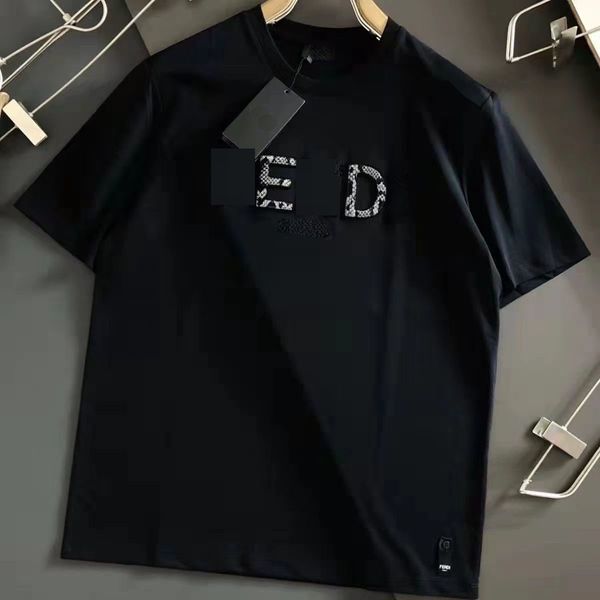 

mens t shirt designer shirt men tshirt man black tee womens clothes size xxl xxxl t-shirts 100% cotton short sleeve chest triangle inlay tee, White;black