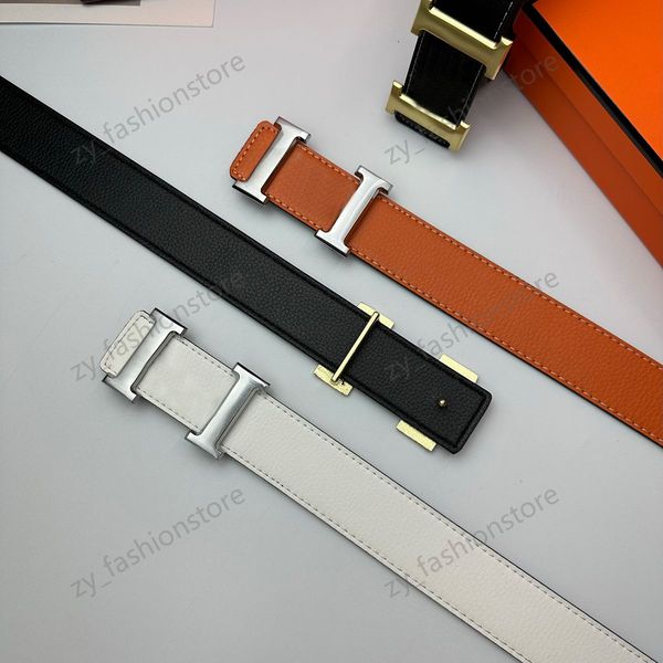 

new womens brand belt luxury mens belt fashion designer leather business womens gold buckle classic casual womens orange box wholesale price, Black;brown