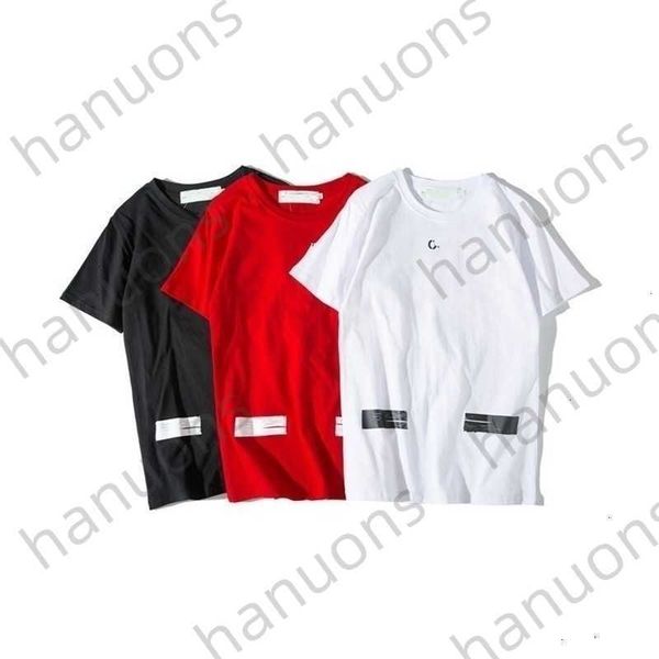 

men's t-shirts straight short sleeve high street arrow round neck cotton white loose t-shirt for men printed letter x the back print, White;black
