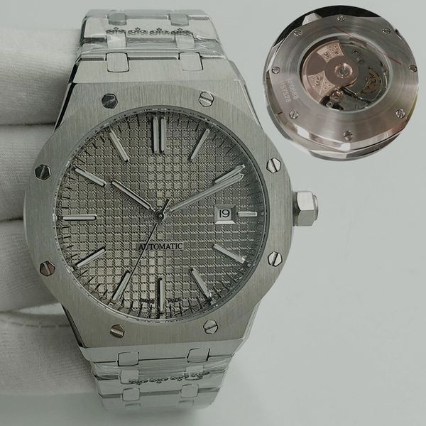 

audemar piquet watch montre de luxe mens automatic watches lady watches dress full stainless steel sapphire waterproof luminous couples styl, Slivery;golden