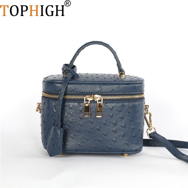 

evening bags igh fashion ly tote clutch box bag for women ostrich patern leather shoulder bag ins s snake purse handbag 230410
