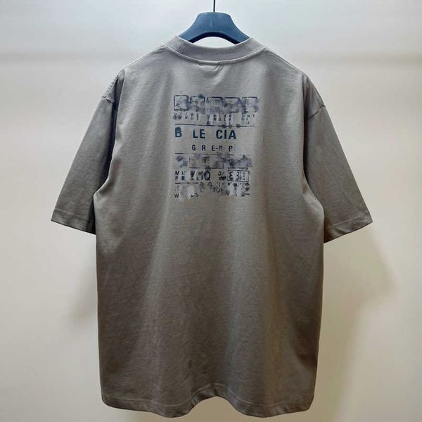 

2023 womens designer t shirt tracksuit shirt differentiate market summer relaxed sleeve t-shirt behind, White;black