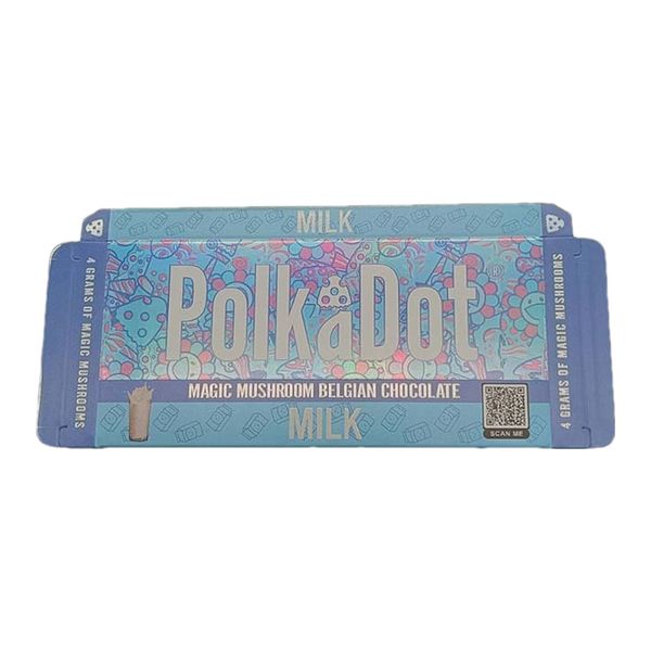 

polkadot mushroom chocolate bar box milk with display box qr code stickers 15 grid mold foil wrapper
