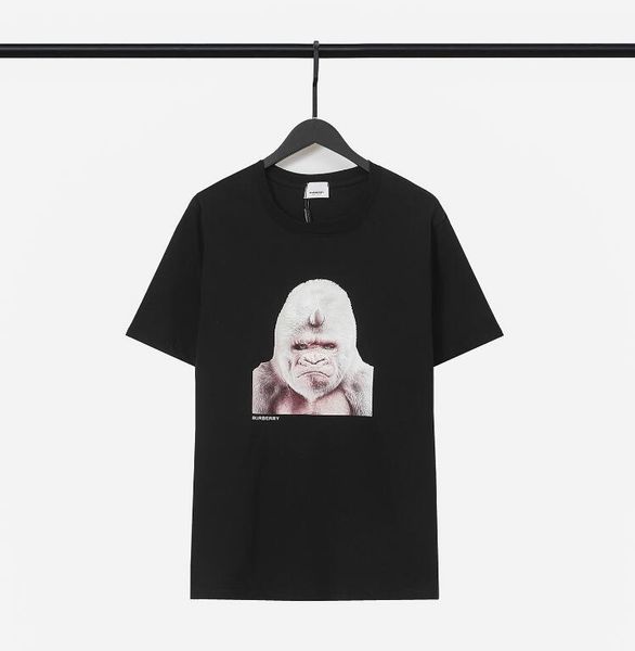 

2023ss classical white black designer t shirt summer short sleeve women men tshirt gorilla tee mens clothes