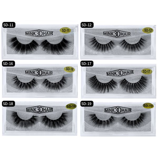 

custom false lashes mink fur 3d mink eyelashes eyelash messy extension412