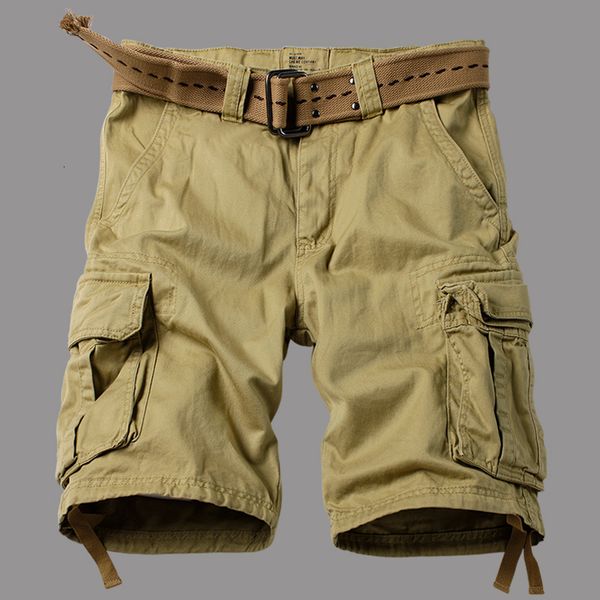 

men's shorts summer korean style army green cargo shorts men loose washing multipocket army tactical cargo shorts for men size 2942 230, White;black