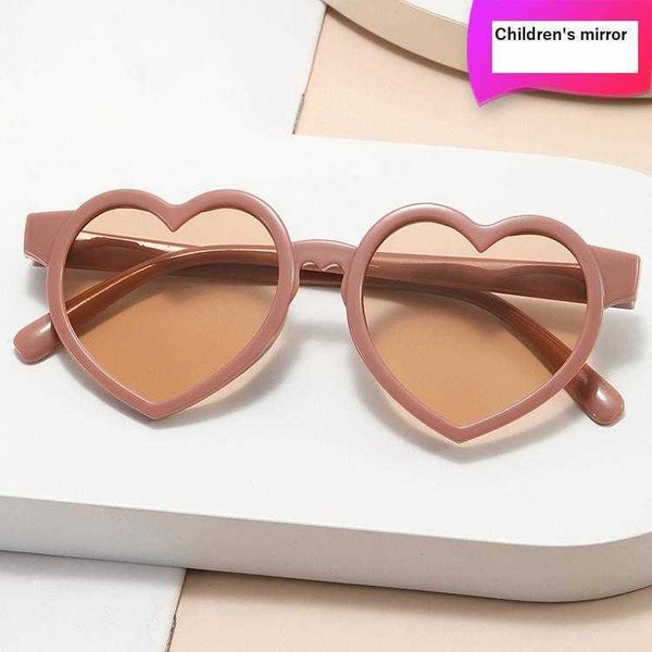 

peach heart kids sunglasses trendy baby cute concave shape uv protection travel, Blue