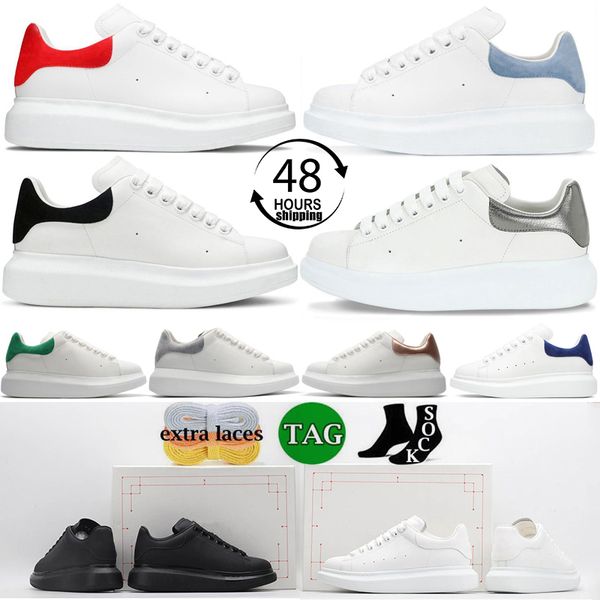 

designer white black shoes classic suede mc velvet leather women womens flats platform oversized sneaker men mens espadrille flat sole sneak