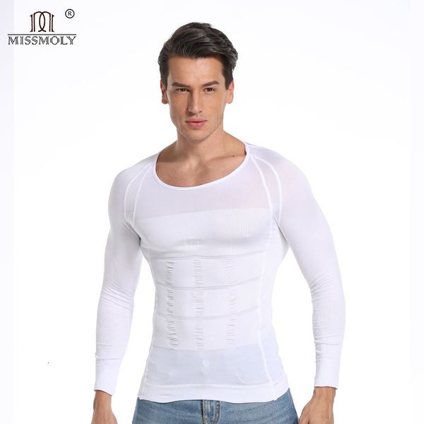 

men's body shapers men body shaper slimming shapewear waist trainer belly shapers reductive strip compression shirt abdomen slim corset, Black;brown