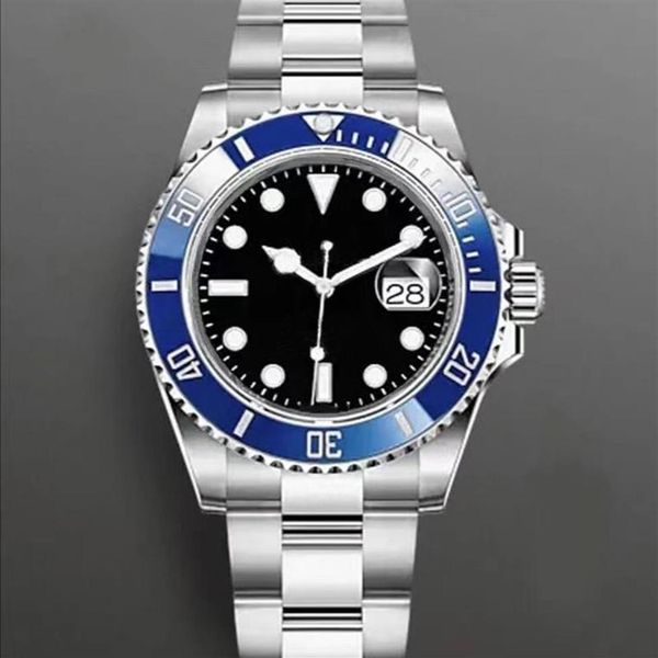

mens watch automatic mechanical watches 40mm stainless steel strap life waterproof fashion wristwatch2993, Slivery;brown