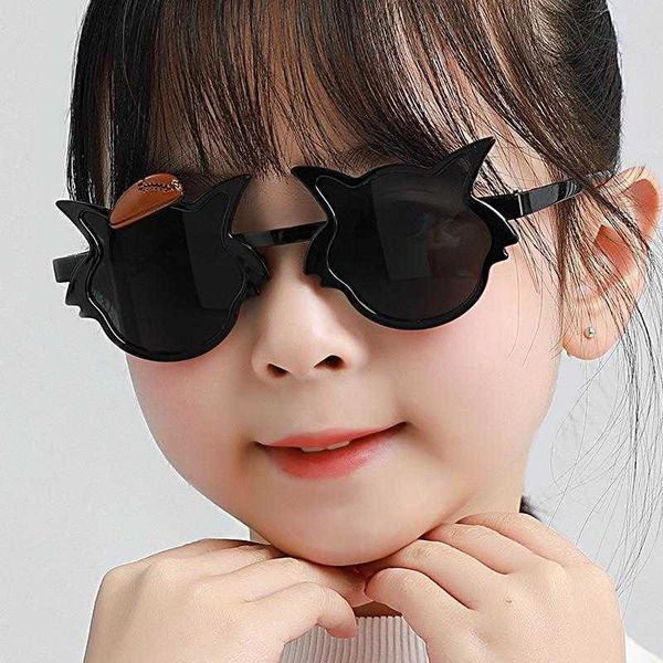 

childrens fashion sunglasses cute cartoon decorative personality big gray wolf, Blue